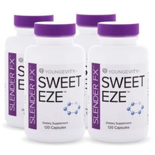 Youngevity Slender Fx Sweet Eze 120 capsules 4 Pack Dr. Wallach - picture