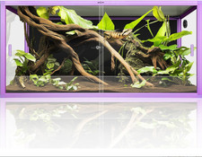 50/68/120 Gallon Lightweight Reptile Terrarium Tank Enclosure For Snake Dragons picture