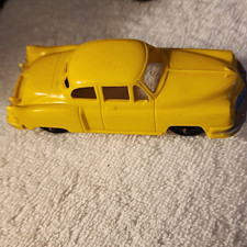 Vintage 1950s Hubley Kiddie Toy Yellow Plastic Cadillac Sedan Car Transporter 4