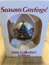 Vintage 1986 Campbell Kids Collector Edition Christmas Tree Ornament Nib picture