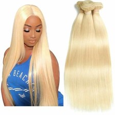 3 Pcs/Lot 613 Blonde Human Hair Bundles Straight Brazilian Virgin Human Hair 24