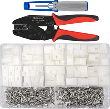 JRready ST6479 382Pcs Electrical Connector Housing Kit - 2/3/4/6/9/12 Pin Crimp picture