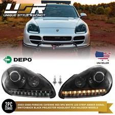 LED DRL Projector Headlights For 03-06 Porsche Cayenne 955 Stock Halogen Model picture