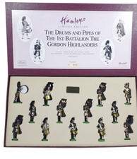 Britains Hamleys Gordon Highlanders Drums & Pipes 1st Battalion MIB 178/1000 picture