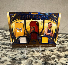 2025 Leaf Trinity Trifecta TF-6 Bryant LeBron Curry Bronze /30 MEM picture