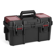 Hyper Tough 16-Inch Toolbox – Heavy-Duty Resin Storage with Padlock Security picture