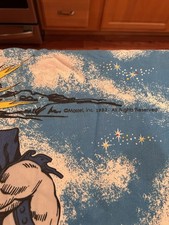 Vintage 1983 He-Man Masters Of The Universe MOTU Full Flat Bed Sheet USA picture