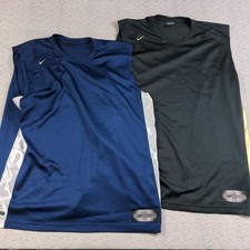 Lot Of 2 VTG Nike Battlegrounds Shirt Mens XL Sleeveless Tank Top Basketball picture