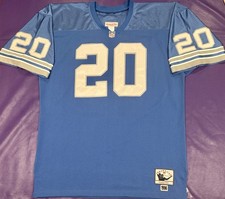 Authentic 1996 Barry Sanders #20 Detroit Lions Mitchell & Ness NFL Jersey 52 picture