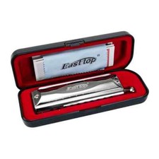 EASTTOP T10-40 Chromatic Harmonica Key of C 10hole 40Tone Mouth Organ Harmonica picture