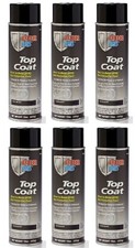 Por-15 45918 Top Coat Chassis Black 14 oz. Aerosol Spray Can (6 Pack) picture