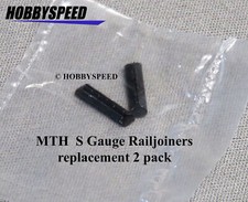 MTH RAIL JOINER FOR FLEX TRAX S GAUGE train track connectors 35-1014 2 PACK BULK picture