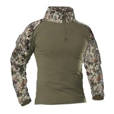 Tactical Combat Shirt Men Army Military Camo Long Sleeve Airsoft Hunting picture