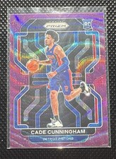 2021-22 Panini Prizm - Cade Cunningham #282 Purple Wave Prizm (RC) picture