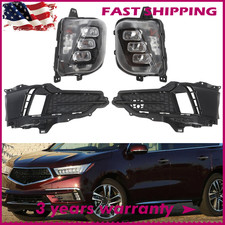 For 2017-2020 Acura MDX Pair Clear Front Bumper Fog Light Driving Lamps picture
