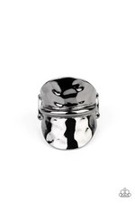 Paparazzi  High Stakes Gleam - Black Gunmetal  Ring picture