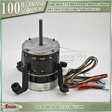 For Broad-Ocean ZWK702D0559801 115-120V 3/4HP HVAC Furnace Blower Motor NEW picture