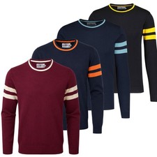 NEW MADCAP MOD RETRO VARSITY 70s 80s IVY LEAGUE KNITTED JUMPER Columbia MC1093 picture