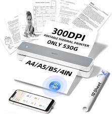 iDPRT MT610 Pro Portable Thermal Printer 300DPI Supports 8.5
