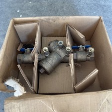 Zurn Wilkins 950XL 1” Double Check Assembly Backflow Preventer Manual Valve picture