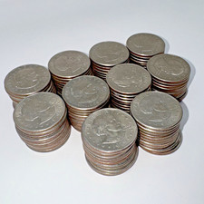 Lot of 100 - Circulated Susan B Anthony 1979 1980 $1 One Dollar Coins ($100 FV) picture