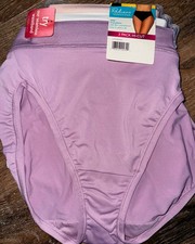 Vanity Fair Radiant Womens Hi-Cut  Underwear Panties 3-Pair Polyester (A) 5XL/12 picture