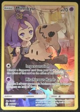 Mimikyu 245/236 S&M Cosmic Eclipse Alt. Art Secret Rare Holo Pokémon TCG 2019 NM picture
