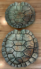 Vietri Tortoise Shell Art Glass Platter Plate 10
