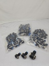Festo QSLV-3/8-10, 1/8,1/4-6Push-In L Fittings Lot – 3 Part Numbers – 54 Pieces picture
