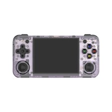 Anbernic RG35XXH RETRO HANDHELD With Upgraded 64GB Card - Clear Purple  picture