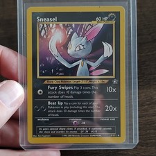 Sneasel 25/111 - Regular Rare - Neo Genesis Unlimited - MP picture