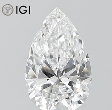 2.09CT Pear Cut Lab Grown Diamond D VVS1 IGI Certified Colorless Loose Gem Stone picture
