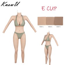 E Cup Silicone Full bodysuit Breast Forms Ankle-length Crossdresser Transgender picture
