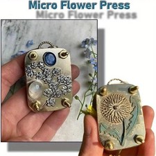 Mini Flower Press Kit DIY Plant Press Pressed Flower Preservation Craft Tool picture