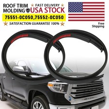 2X Roof Drip Molding Weatherstrip Both Side for 2007-20 Toyota Tundra Double Cab picture