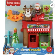 Fisher-Price Little People Christmas Wonderland Gift Set Santa Reindeer Elf NIB picture