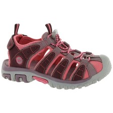 Hi-Tec Shore Jr Kids Water Shoes Sandals EVA Midsole Red Unisex Boys Girls New picture