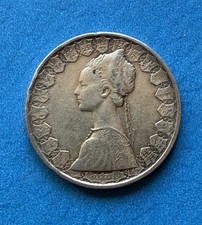 Silver Coin 1961 500 Lire Italy Republic Christopher Columbus Ships 29mm .835% picture
