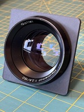 Rollei (F&H) Heidosmat 2.8/150 mm, on 4x5 Graflex Pacemaker board picture