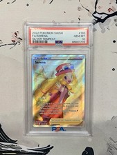 2022 Pokemon Sword & Shield Silver Tempest Serena Full Art #193 PSA 10 Gem Mint picture