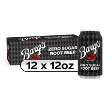 Barq's Zero Sugar Root Beer Soda Pop, 12 fl oz, 12 Pack Cans picture