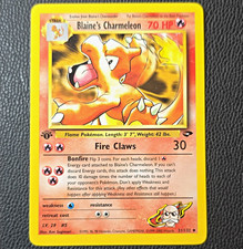WotC Pokémon  Blaine's Charmeleon 31/132 Unc Reg Eng 1st NM Excellent Condition picture