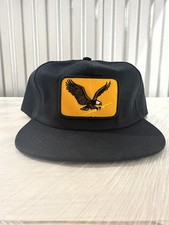 Defcon Group - Yellow Patch With Eagle - Black - SnapBack Hat / Trucker Cap Vans picture