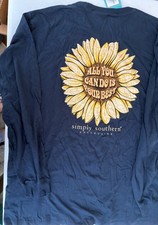 NWT SIMPLY SOUTHERN “All you can do is your best” Long Sleeve T-shirt Sz X-Large picture