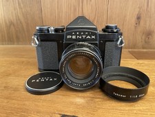 *CLA'd : Rare Black : Near Mint* Pentax SV Film Camera Super Takumar 55mm F/1.8 picture