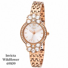 NEW Invicta Wildflower Women's Watch - 30mm, Rose Gold (69109) #0503 picture