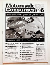 2008 February Motorcycle Consumer News Magazine Kawasaki ZX14 Suzuki Hayabusa picture