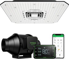 VIVOSUN Smart Grow System A100SE LED Grow Light + 4