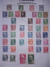 France 1945 Marianne Ceres Definitives Stamp Page 100f High Value Used picture