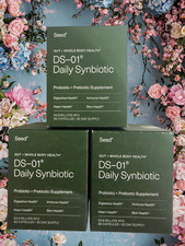 FOR 3 SEED DS-01 DAILY SYNBIOTIC PROBIOTIC 60 Capsules Each NEW SHIPPING picture
